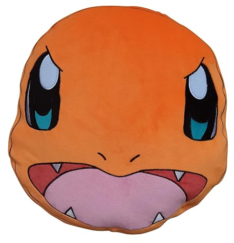 HÔMADICT - Cojín Pokémon Salamèche - Accesorio Decorativo Decorativo - Suave y Esponjoso - 40 x 35 cm