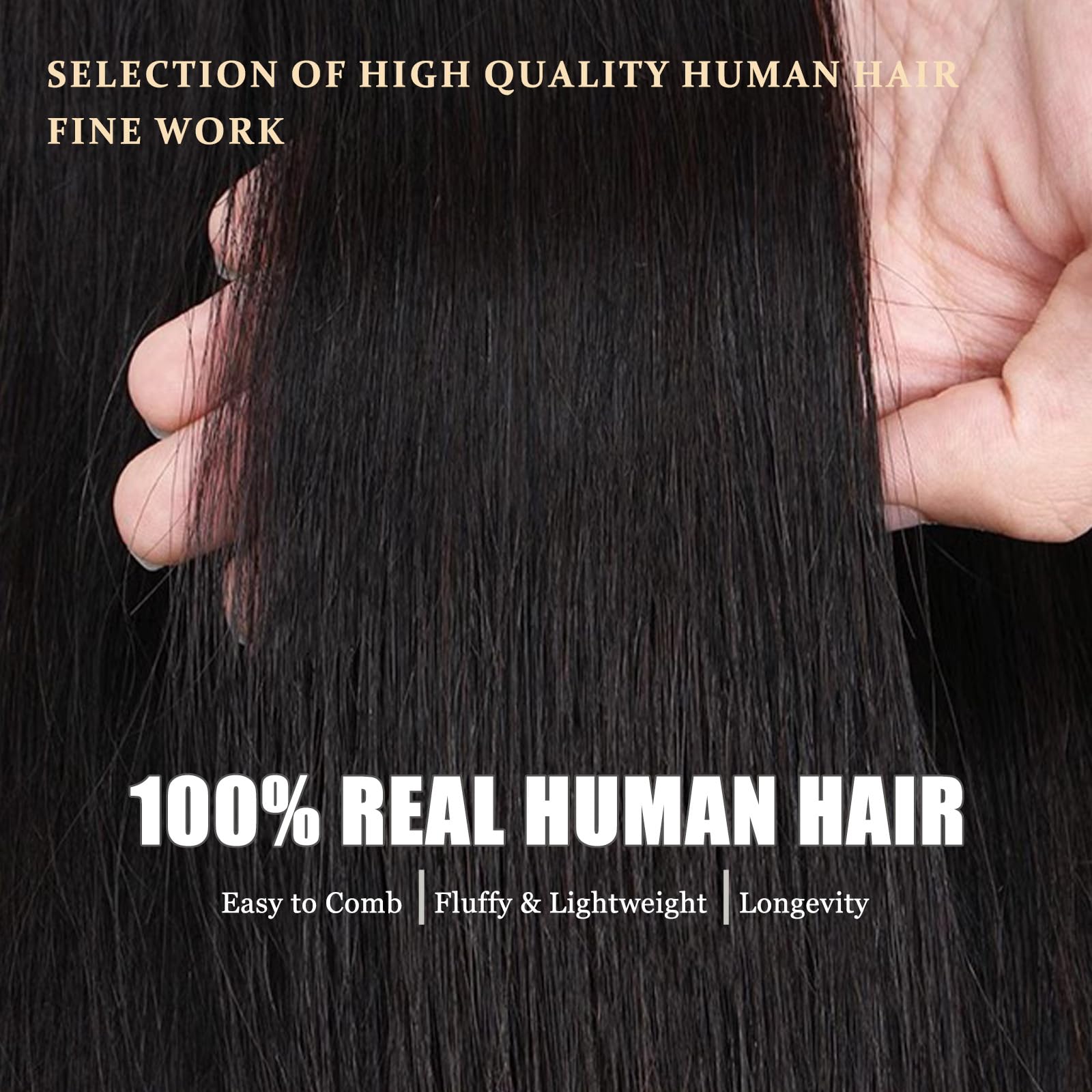 Kurzhaar Echthaar Topper für Damen,Mokka Braun Remy Echt-Menschenhaar Clip-in Haarteil 16x18cm handgeknotete Basis Links-Scheitel Haaraufsatz gegen dünnes Haar & graue Haare 15cm Haarlänge