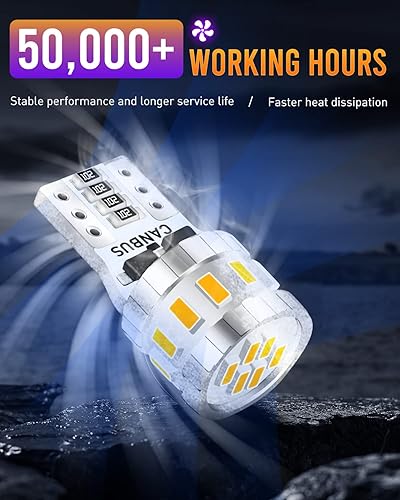 Miniatura 2 de LUYED 194 bombillas LED de color rojo brillante 168 2825 W5W T10 18-SMD 3014 chipsets LED sin polaridad bombillas de repuesto para cúpula de coche,