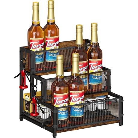 Stand with Shelves: Elevate Your Bottle Storage Game with 12-Water Bottle Holder Stand