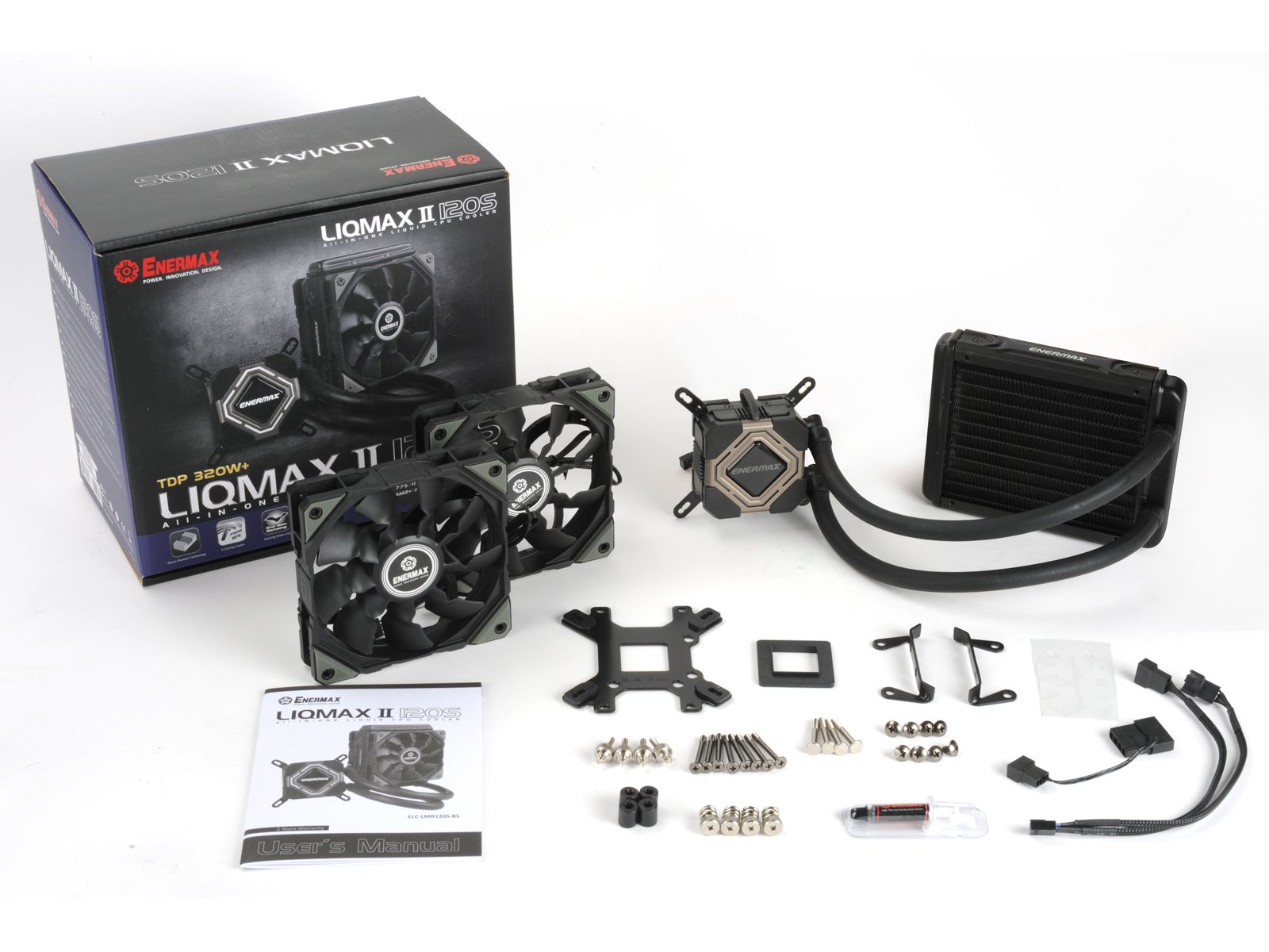 Amazon | ENERMAX 水冷CPUクーラーLIQMAXII ELC-LMR120S-BS