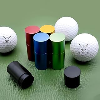 Drawelry Personalisierte Name Golfball Stempel mit Tinte Initialen Siegel Stempeln Selbstfärbend Golfballmarkierer Golf Ball Stamp Vatertag Geburtstag Geschenk für Familie Freunde Paare Kinder