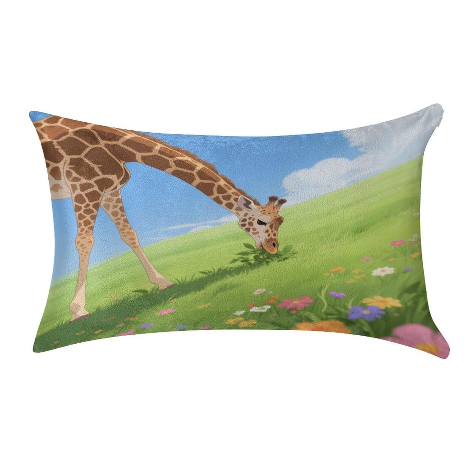 Fekiloot Style Giraffe Pillow Covers Home Decor Pillow Cases