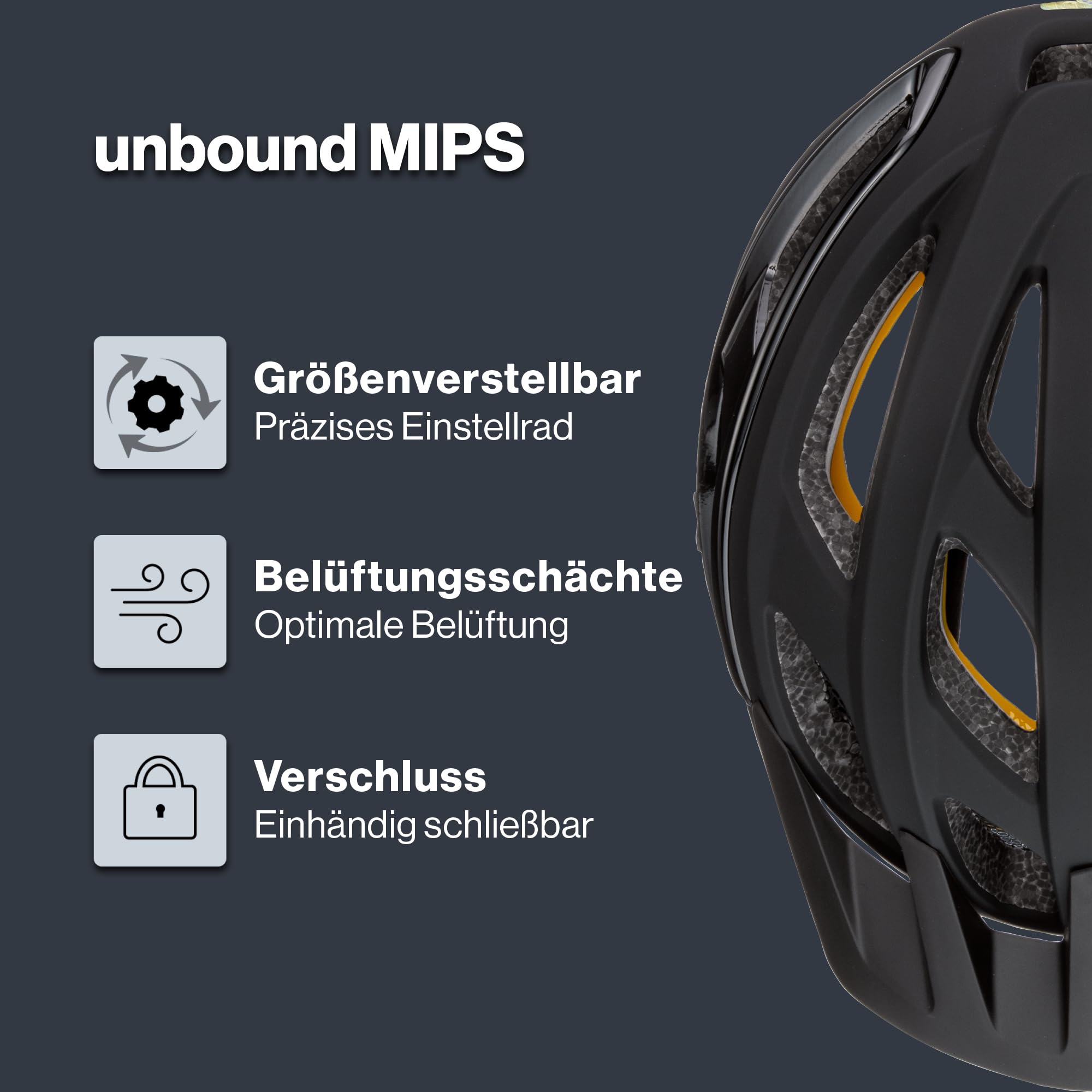 uvex unbound MIPS - sicherer MTB-Helm für Damen und Herren - MIPS-Sysytem - individuelle Größenanpassung