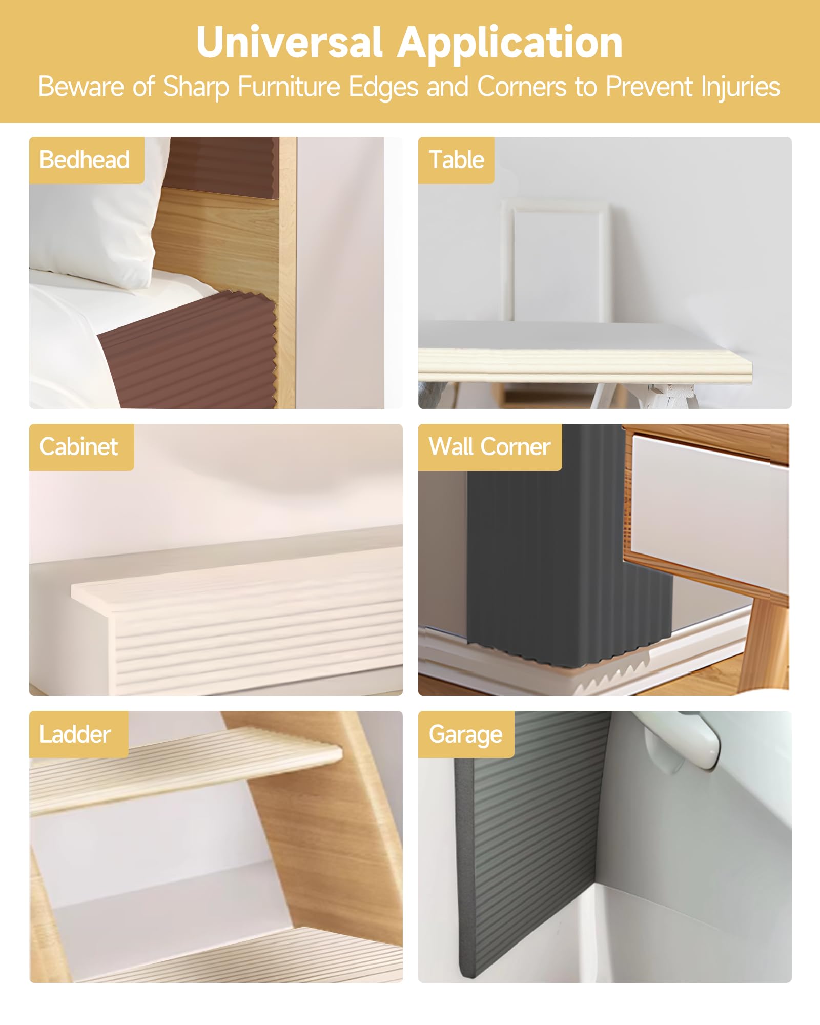 Protection des bords extra larges de 30 cm de large, 2 m et 1,2 cm de long, protection contre les bébés, pare-chocs de meubles de sécurité, pré-collé, rembourrage en mousse de caoutchouc souple