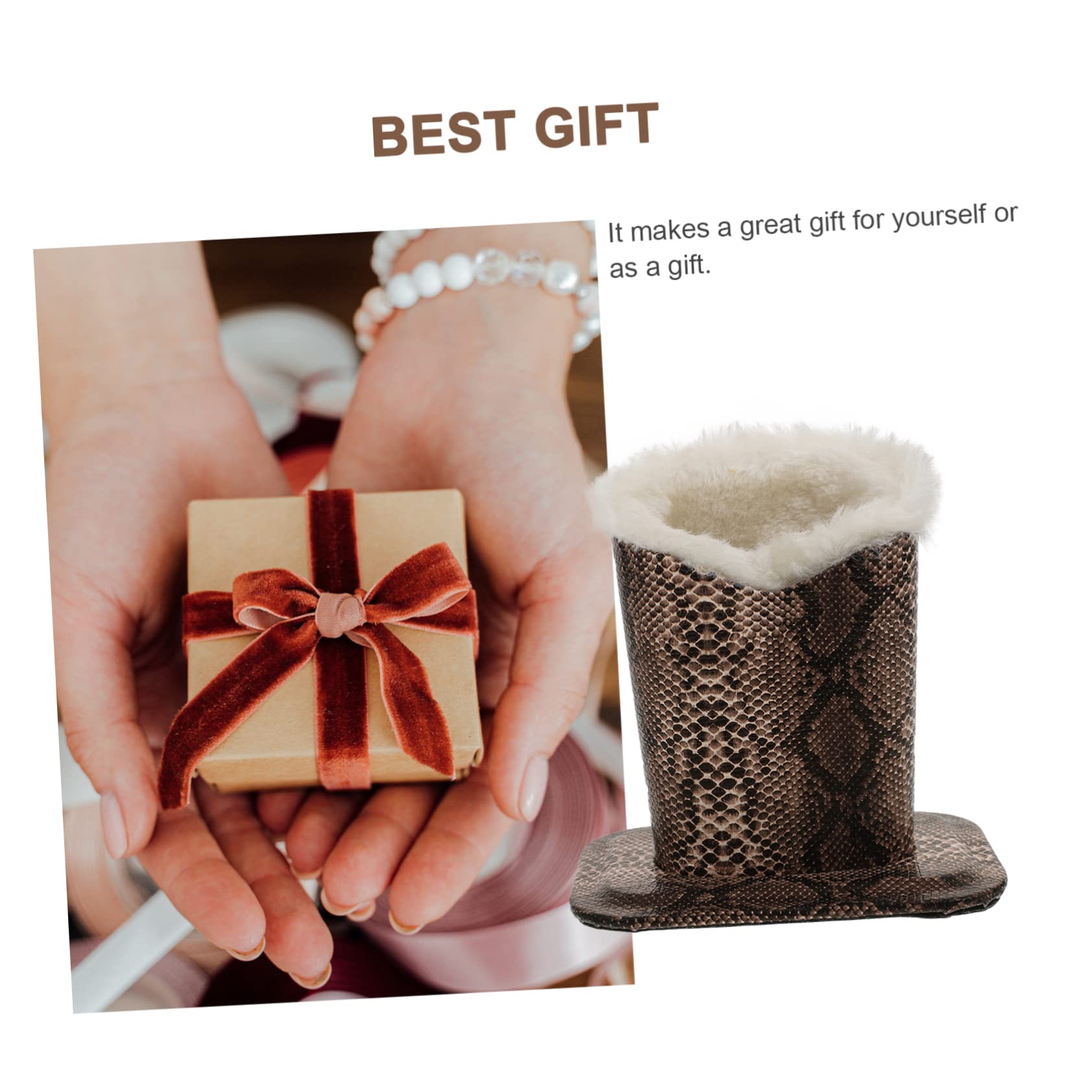 ULTECHNOVO 4pezzi Portaocchiali Peluche Elegante Con Design Aperto Organizer Per Occhiali Da Tavolo Per Casa e Ufficio Per Mantenere Tuo Spazio Ordinato e Pulito