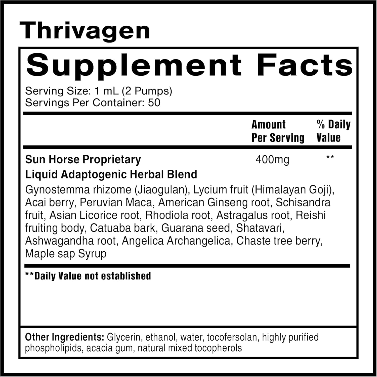 Quicksilver Scientific Thrivagen, Rhodiola and Maca Root, 1.7oz / 50ml — Amazon image 2