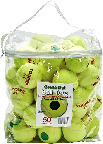TOURNA Green Dot Low Compression Tennis Balls