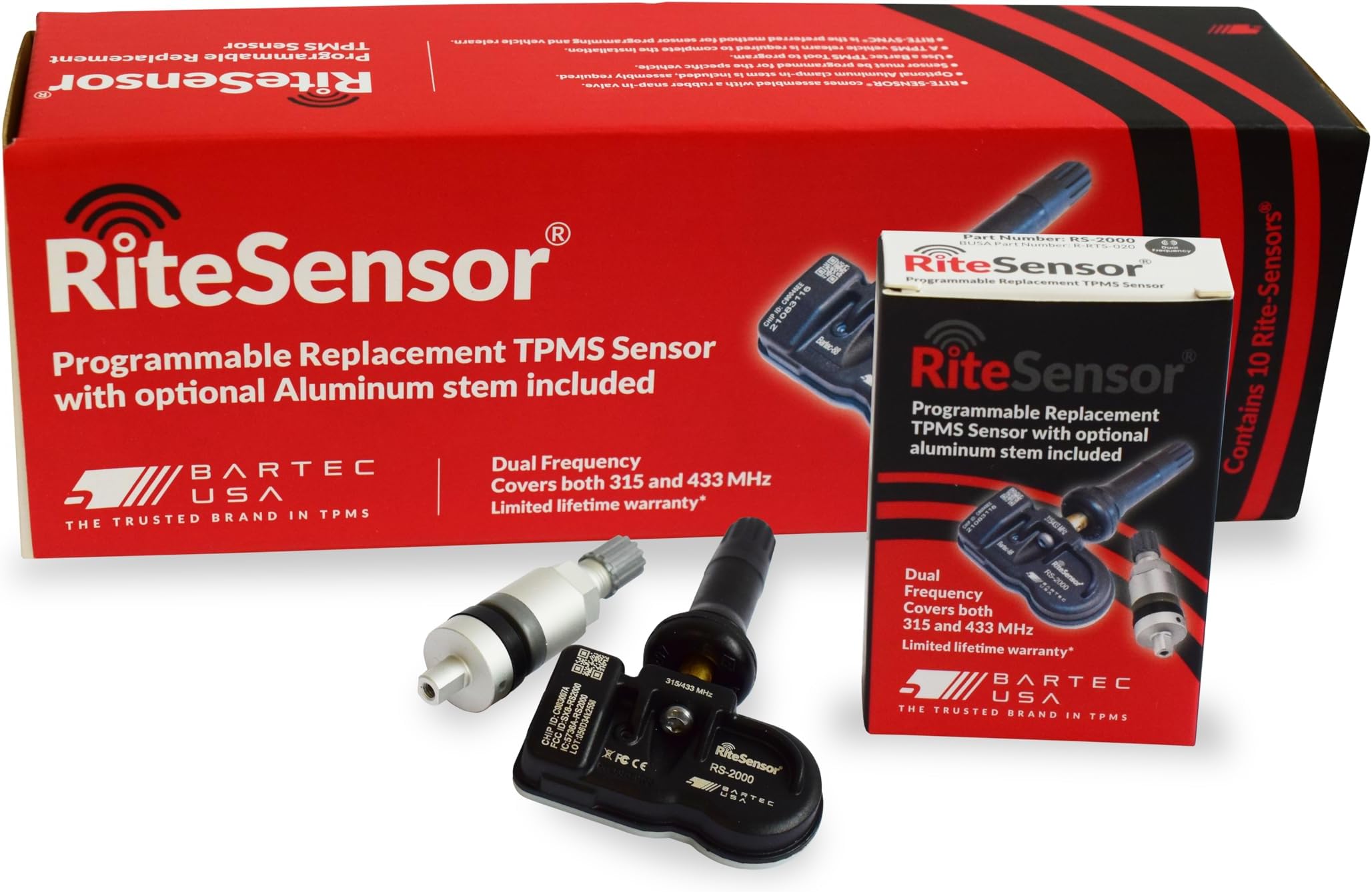 BARTEC USARITE-Sensor Sleeve Pack - 10 SENSORS Boxed W/RUBBE