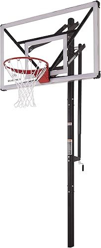 Miniatura 48 de Silverback NXT - Aros de baloncesto enterrados de 54 pulgadas y NXT de 60 pulgadas con tablero de baloncesto de altura ajustable y diseño QuickPlay