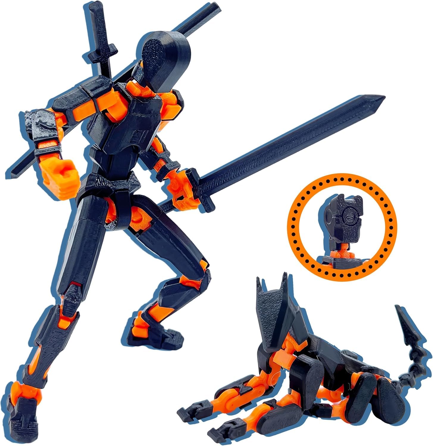 Cattle Assembly Completed T13 Action Figure Set,Dummy 13 3D Printed Toys,Titan 13 Action Figures,Premium Presents for Xmas,Birthdays,and Everyday Joy