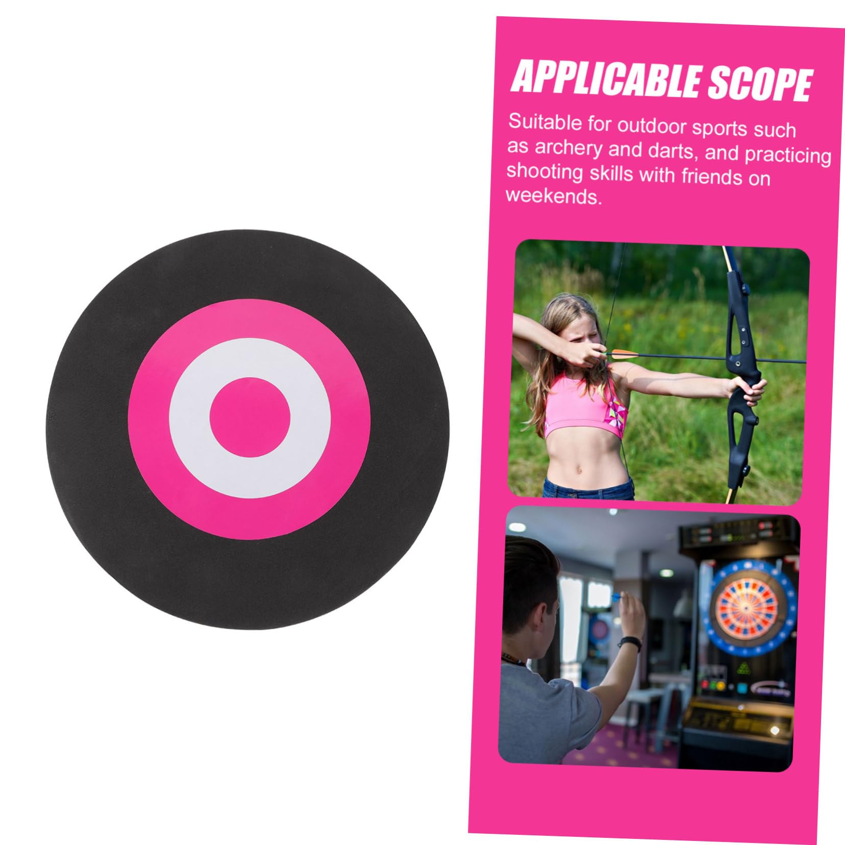 balacoo Eva Moving Arrow Target Reusable Archery Shooting Accessory Backyard Arrow Targets for Daily Use