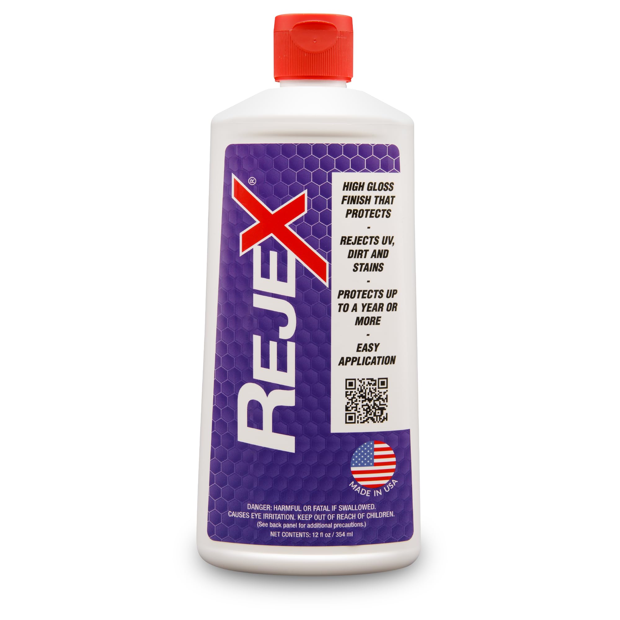 Corrosion Technologies RejeX 61001 (12 fl oz) – High Gloss Finish That Protects | For All Vehicles | Synthetic Paint and Surface Sealant | Lasts 3X Longer Than Any Wax | Nothing Sticks But The Shine!
