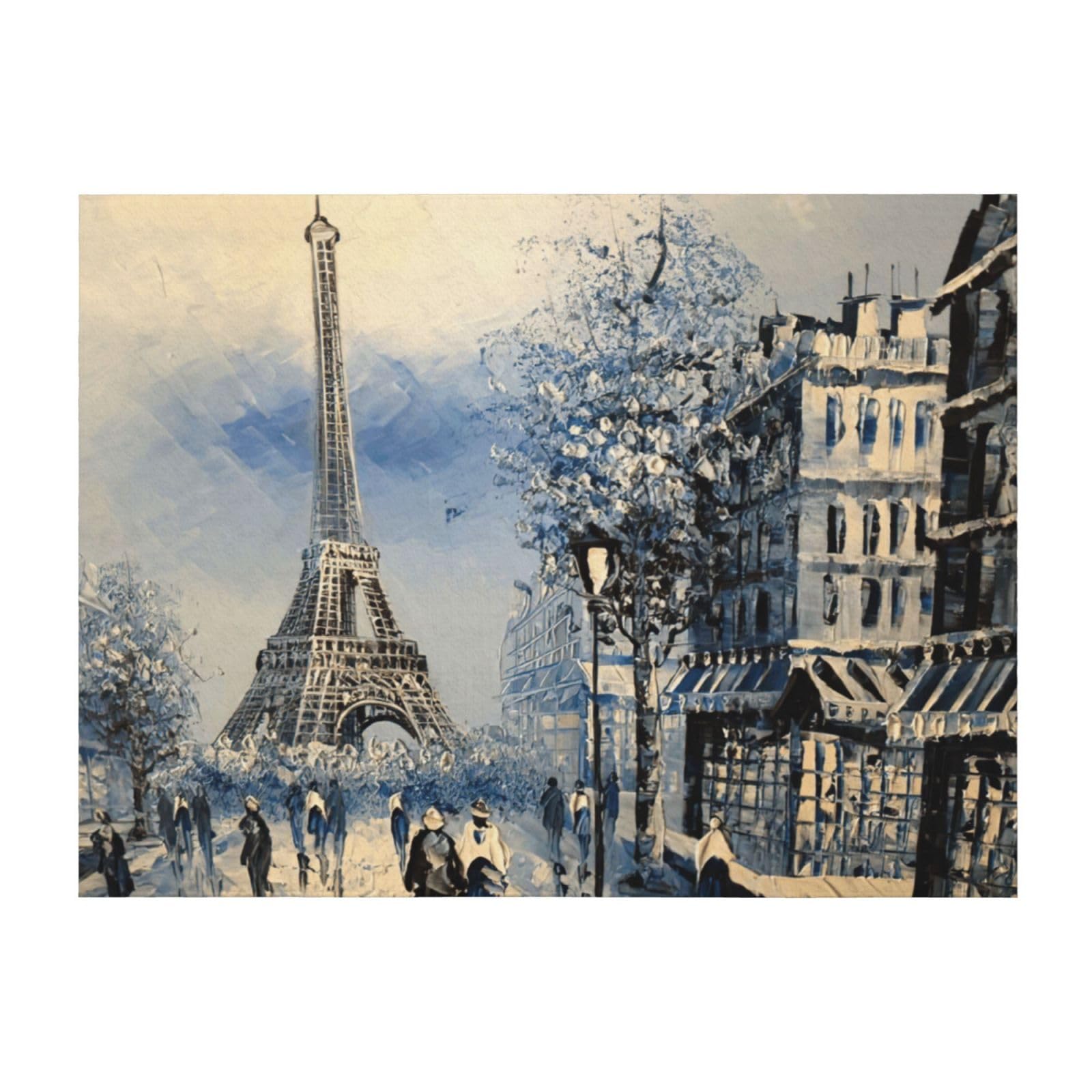 Couverture de lit imprimé Paris, le cadeau souvenir idéal