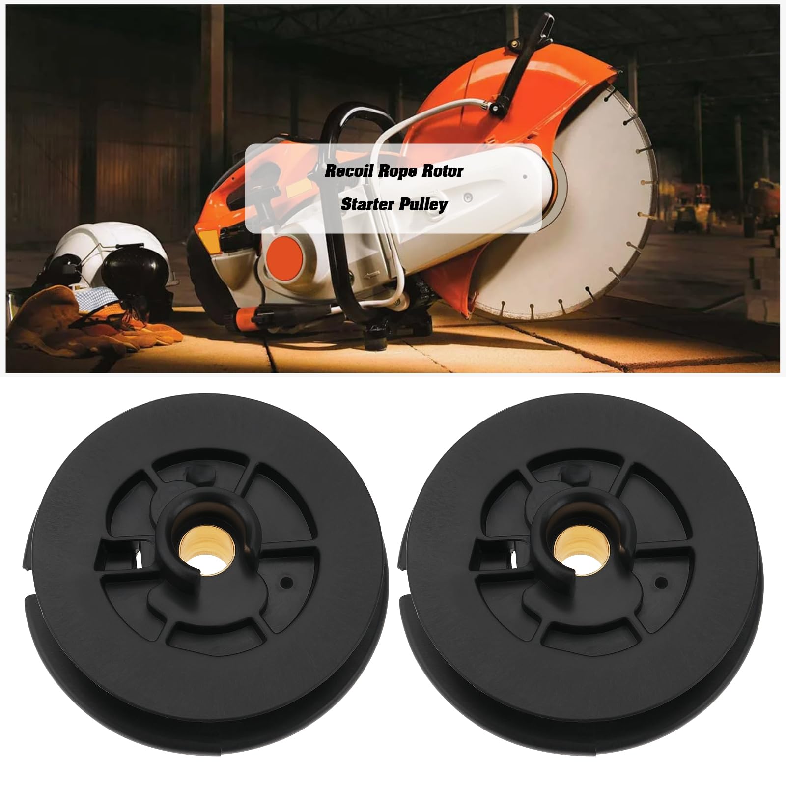 Lot De 2 Poulies De Démarreur Pour Coupe-disque TS410 TS420 - Remplacement Facile, Compatibilité Assurée