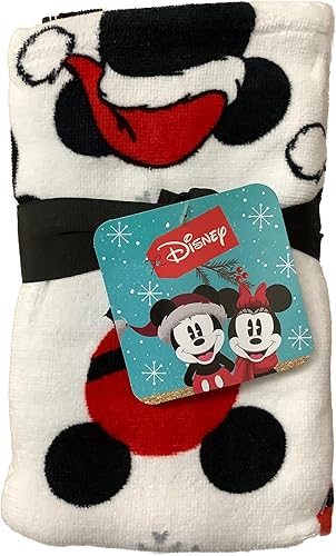 Disney Mickey Minnie Mouse Winnie The Pooh - Toalla de mano de Navidad, 16 x 28 pulgadas (blanco)