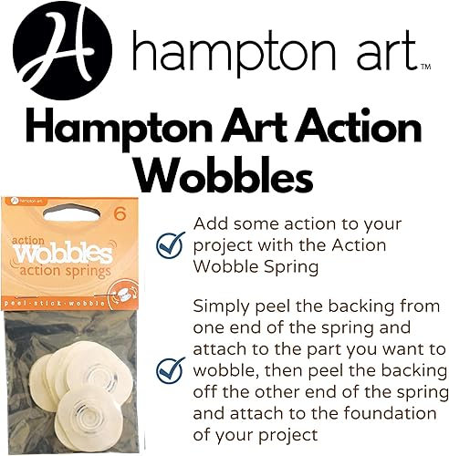 Vista 2 de Hampton Art AWS006 Action Wobble Spring, paquete de 6 Estándar 6 piezas
