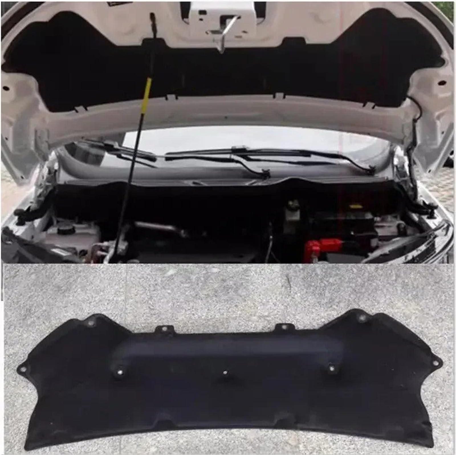 Dla Ecosport 2013 2014 2015 2016 izolacja akustyczna samochodu bawełna przednia kaptur zapora silnika mata podkładka pokrywa tłumik hałasu pianka izolacyjna