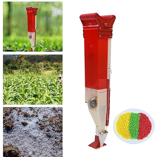 Miniatura 7 de Máquina aplicadora de fertilizante ajustable, aplicador de fertilizante de un solo barril, aplicador de fertilizante portátil, herramientas de