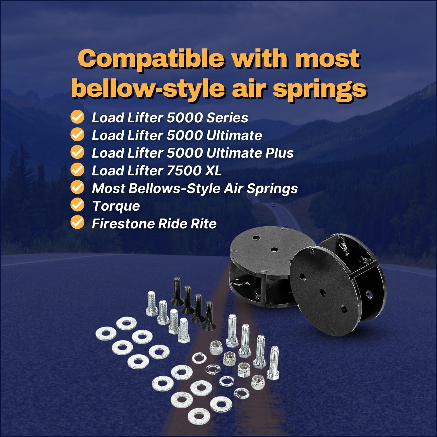 M*n様 サスペンションエアーコンプレッサーキット（ファイアストン） Air Compressor Kits