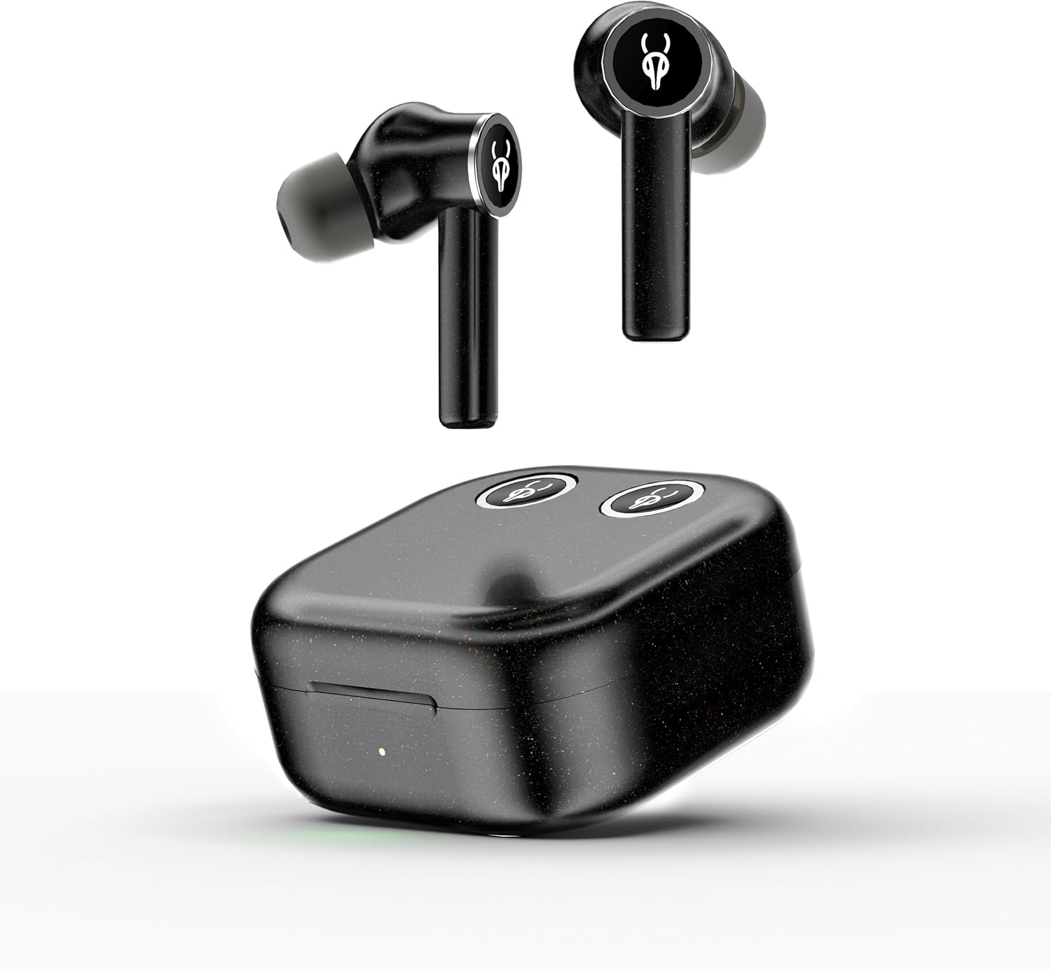 Sabbat E18 Astria Coaxial Acoustic Architecture Wireless Earbuds Blutooth 5.2 in-Ear HiFi Stereo Headphones with Built-in Mic and Charging Case Suitable for iOS, Android(Black)