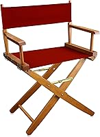 Vista 8 de American Trails - Silla de director extra ancha de alta calidad de 18.0 in, marco negro con lona verde cazador