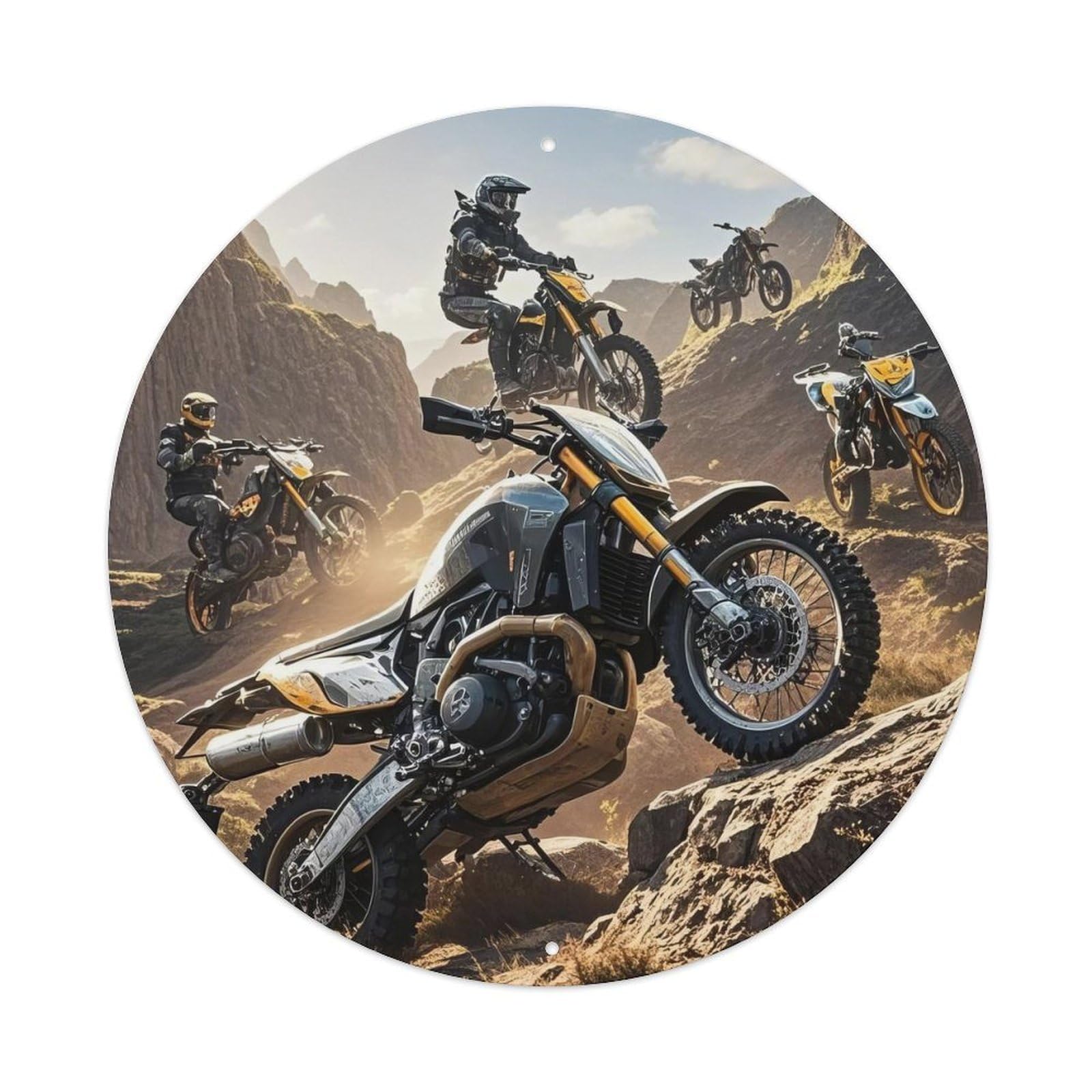 Extreme Motocross Sports Motorcycle Wind Vintage Metal Tin Sign Plaque
