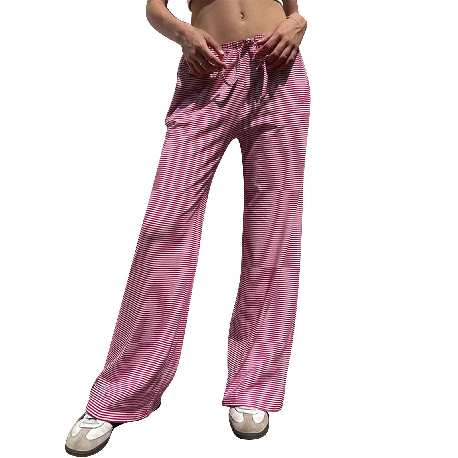 Jogginghose Damen Baggy Loungehose Fashion Lockere Relaxhose Joggpants GroßE GrößEn Sportbekleidung Lang Trainingshose Weite Hose Freizeithose Leicht Sommerhose High Waist Sweatpants