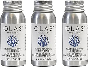 Amazon.com: Olas Alcohol Free Mouthwash & Oral Rinse - Marine Bio ...