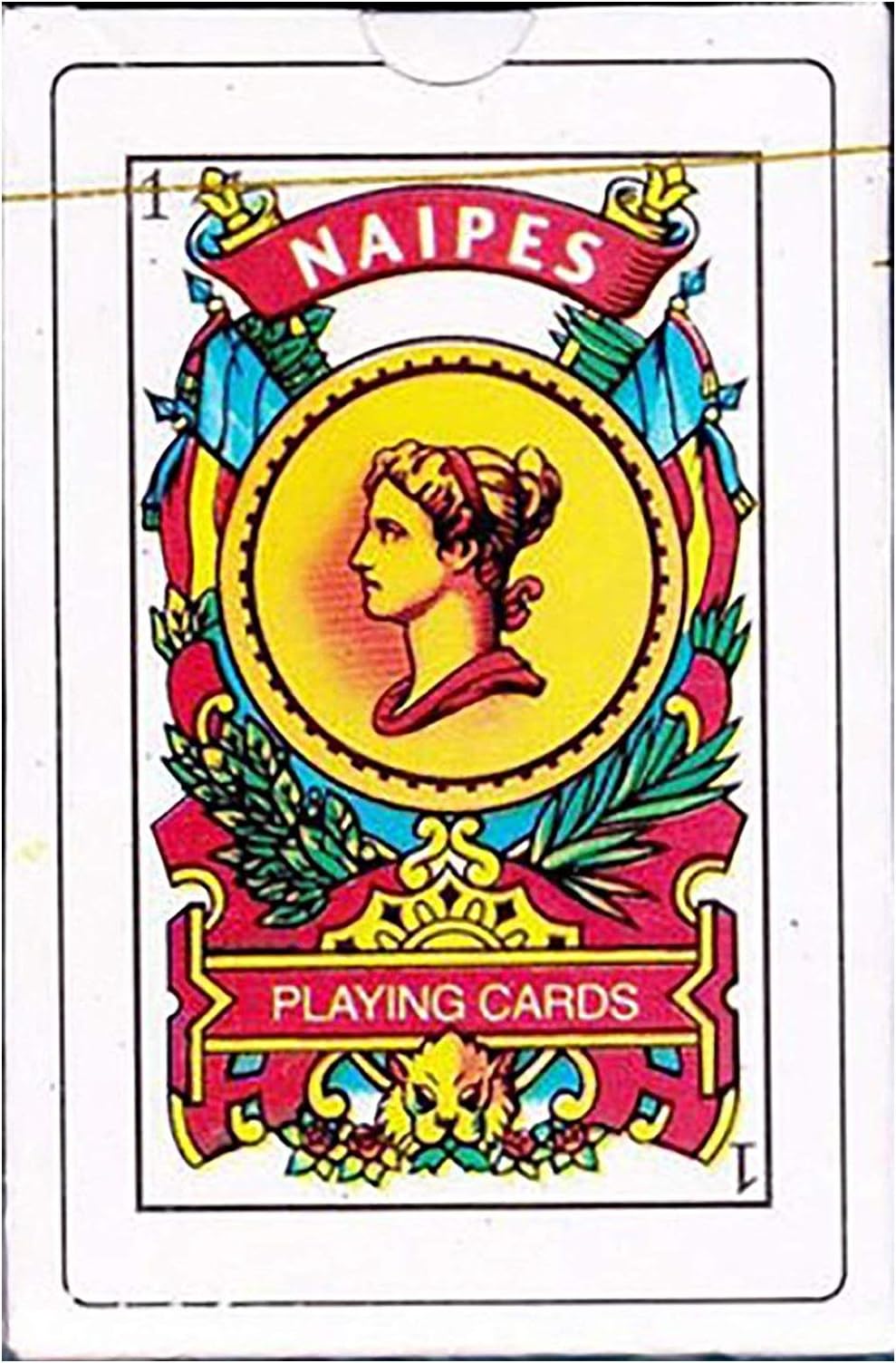 Naipes Real Spanish Playing Cards in Durable Plastic Case for Storage - Educational Product - Traditional Deck - Latin Tarot - Baraja Española - Play Truco Brisca
