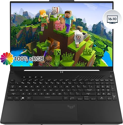 Miniatura 3 de ASUS TUF Laptop para juegos 2023-16 pulgadas, pantalla WUXGA IPS 165Hz 100% sRGB - AMD Ryzen7 7735HS Beat i7-12650H - AMD Radeon RX7600S Beat