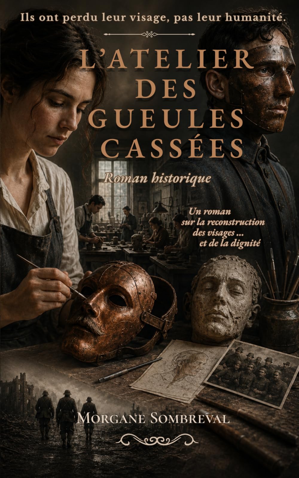 L’Atelier des gueules cassées: Les oubliés de la Grande Guerre — Roman historique poignant inspiré de faits réels