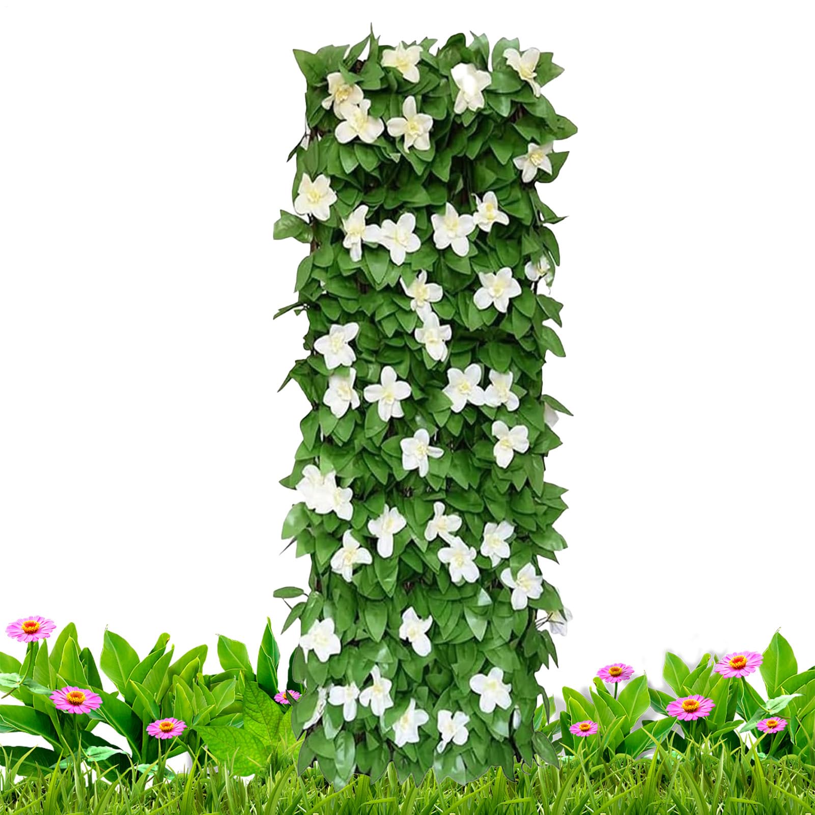 Mur de fond vert extensible : canisse artificielle en panneaux modulaires pour jardin et terrasse