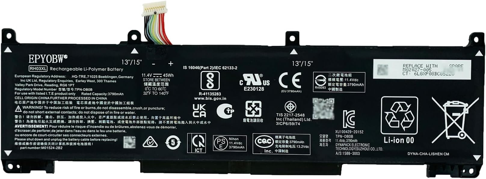 Batterie CD03XL Pour HP ProBook 640 645 650 G4 G5 - 4000mAh 11.4V - Remplacement Haute Qualité