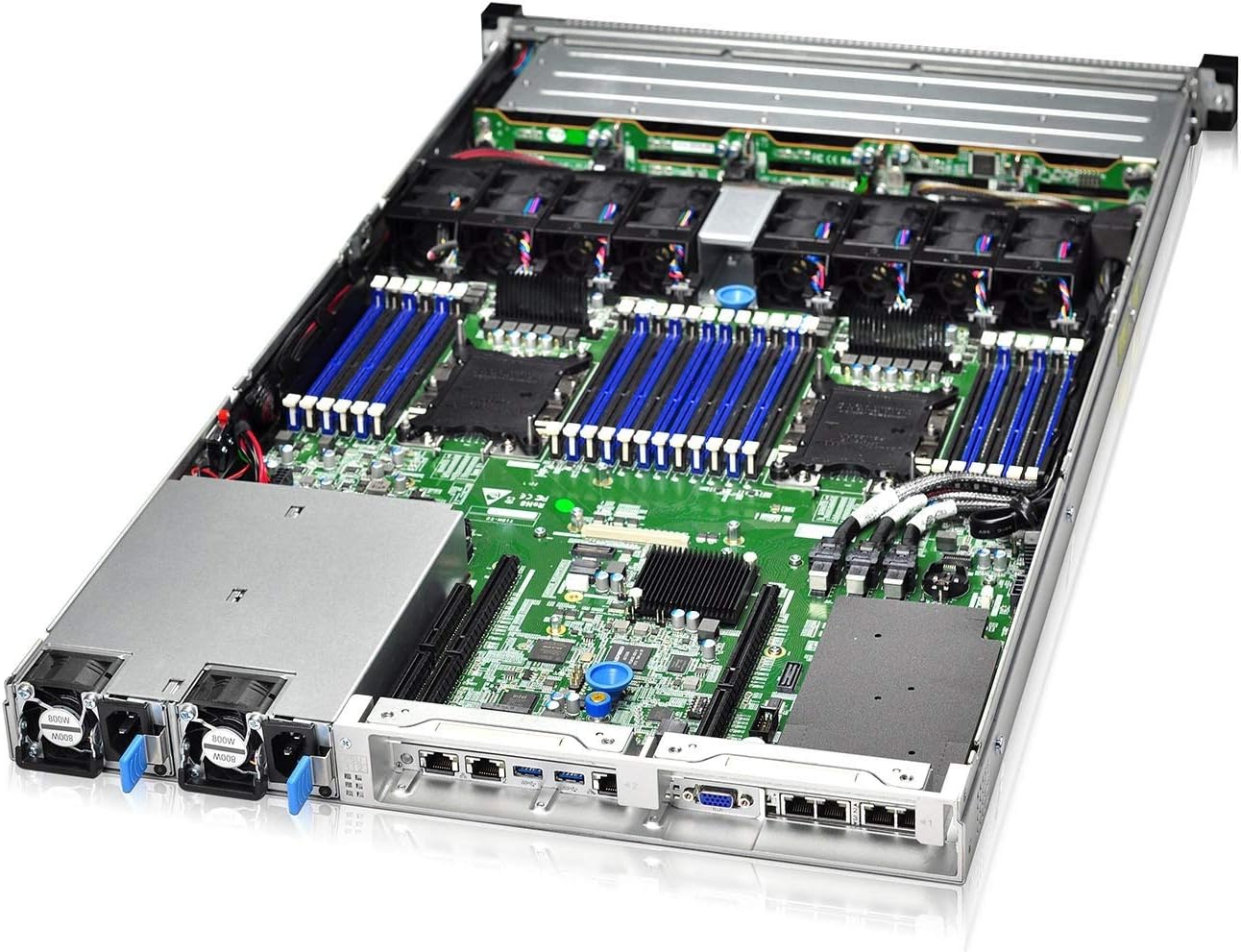 220495 Sever Sl101-d10r-us 1u 10b Barebone 10x2.5 Hs Sata W 12g Sas Backplane
