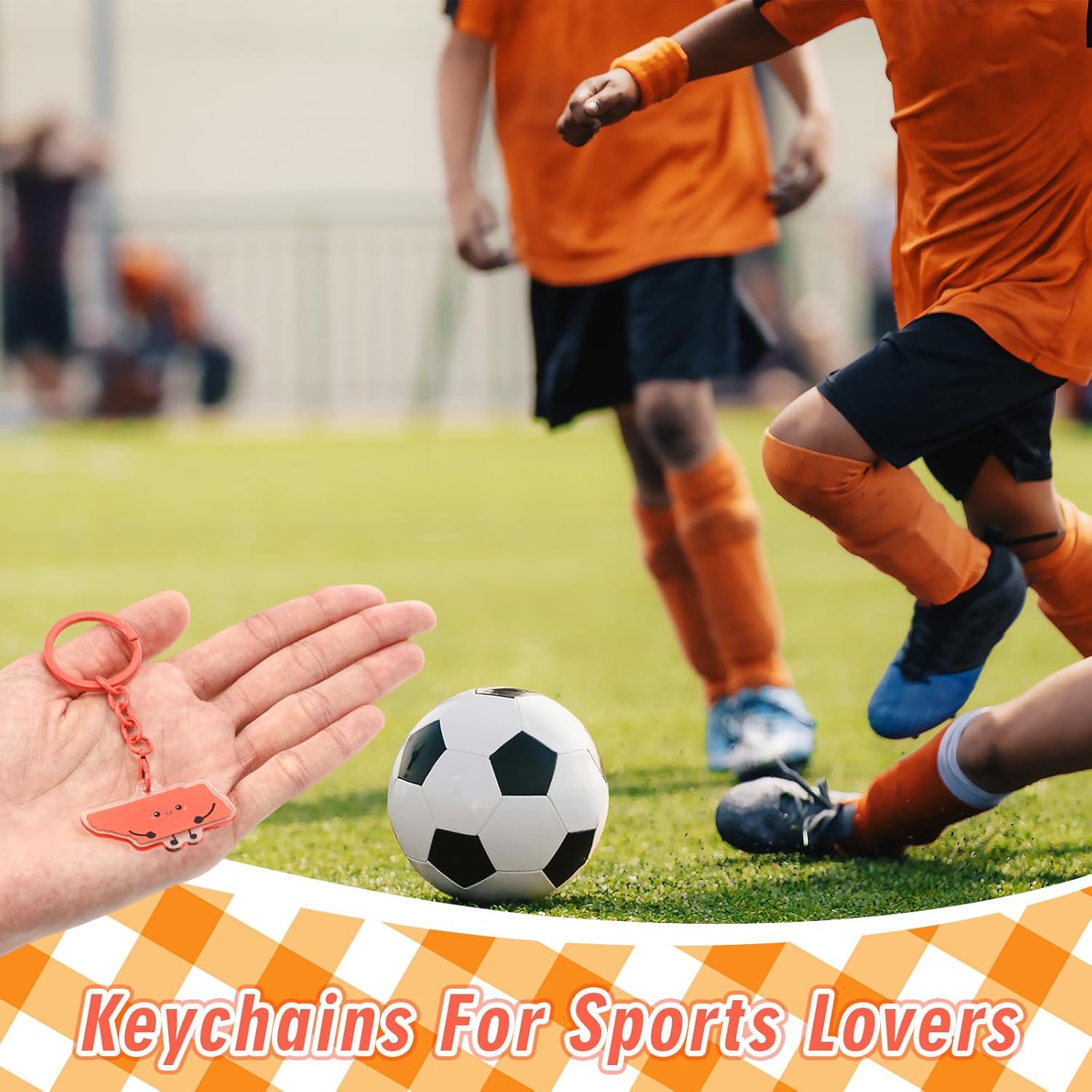 20 Pcs Tennessee Keychains Tennessee Gifts Orange Souvenir Gifts for Sports Lovers Women Men - Image 5