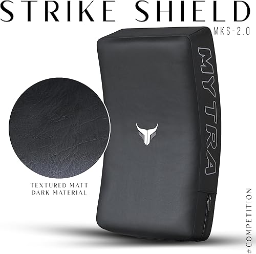 Miniatura 4 de Mytra Fusion Kick Shield Curvo MMA Strike Shield Muay Thai Training Strike Pad Kicking Striking Shield Focus para Kickboxing Taekwondo y artes