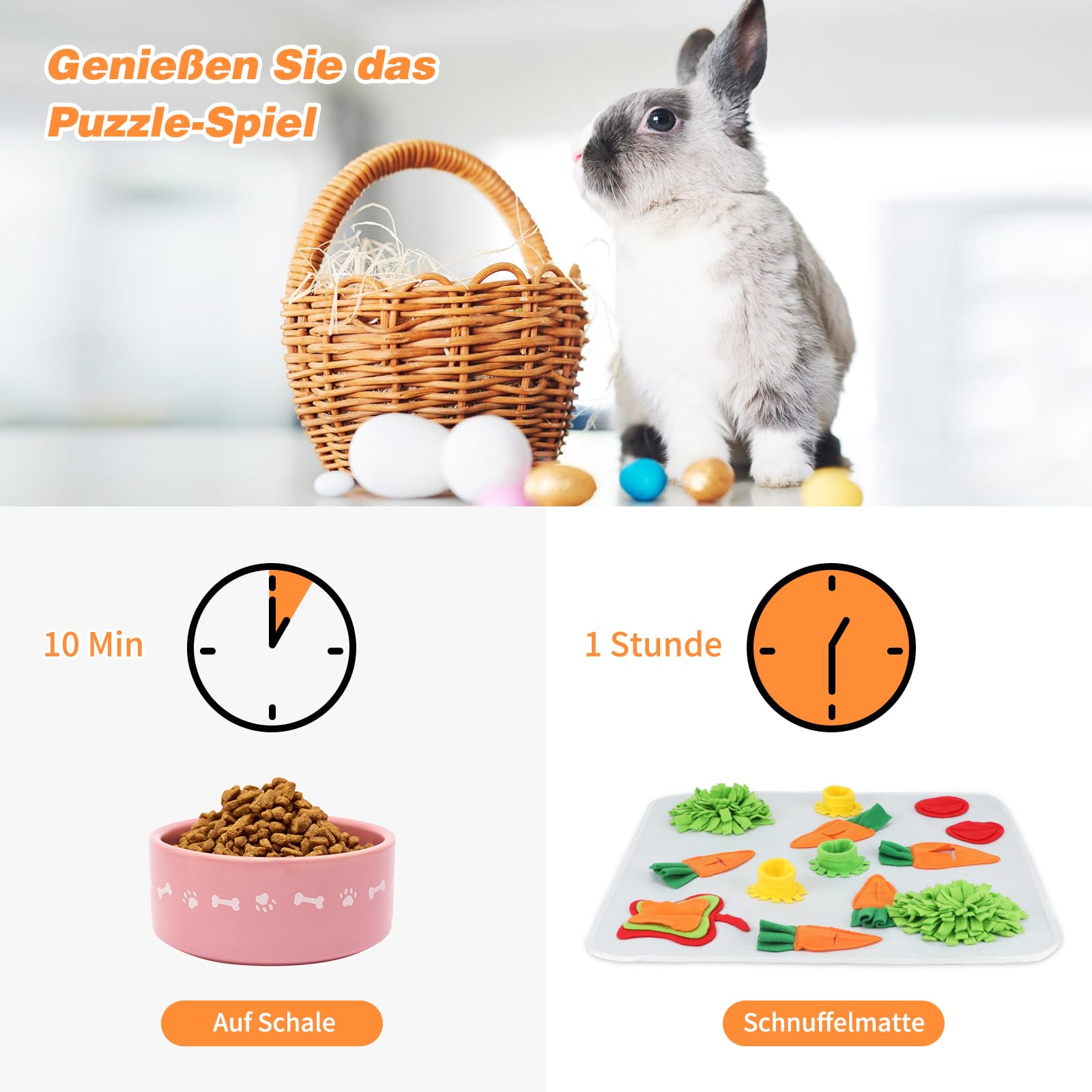 Snuffeltapijt voor honden en katten - voedersnuffelmat - langzaam