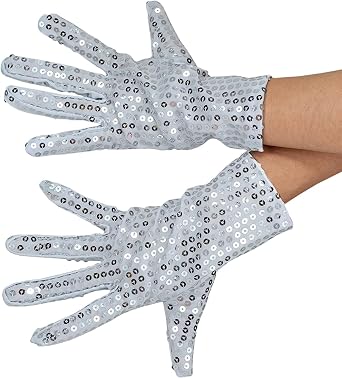 For Michael Jackson Sequin Gloves for Party Halloween Xmas Birthday Cosplay Stage Performance