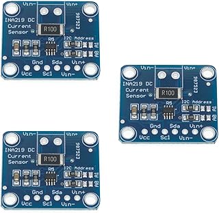 3PCS INA219 Bi-Directional DC Current Power Supply Sensor SOT23 Breakout Module DIY 3V-5V IIC I2C Power Monitoring Sensor Module