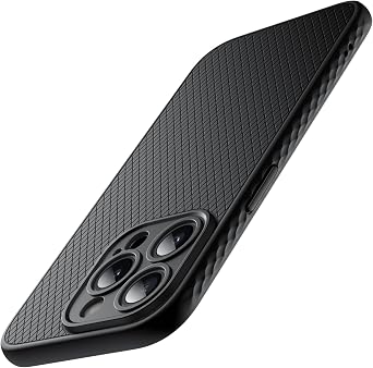 JETech Grip Case for iPhone 15 Pro Max, Black Titanium