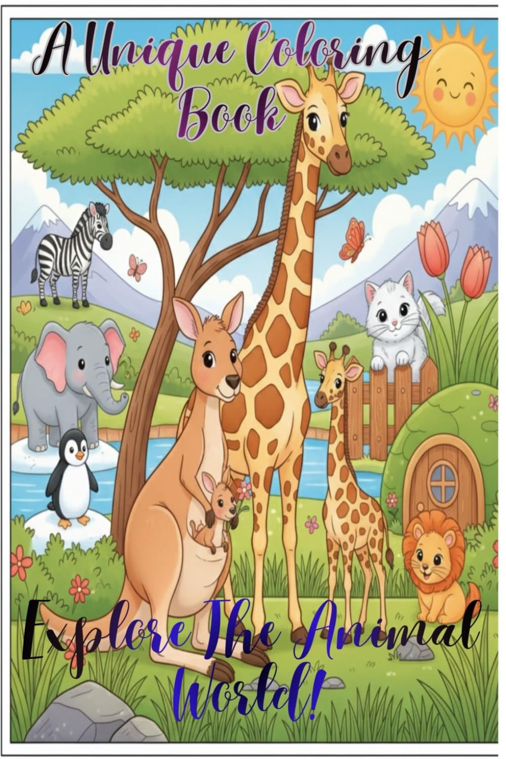 A Unique Coloring Adventure: EXPLORE THE ANIMAL WORLD