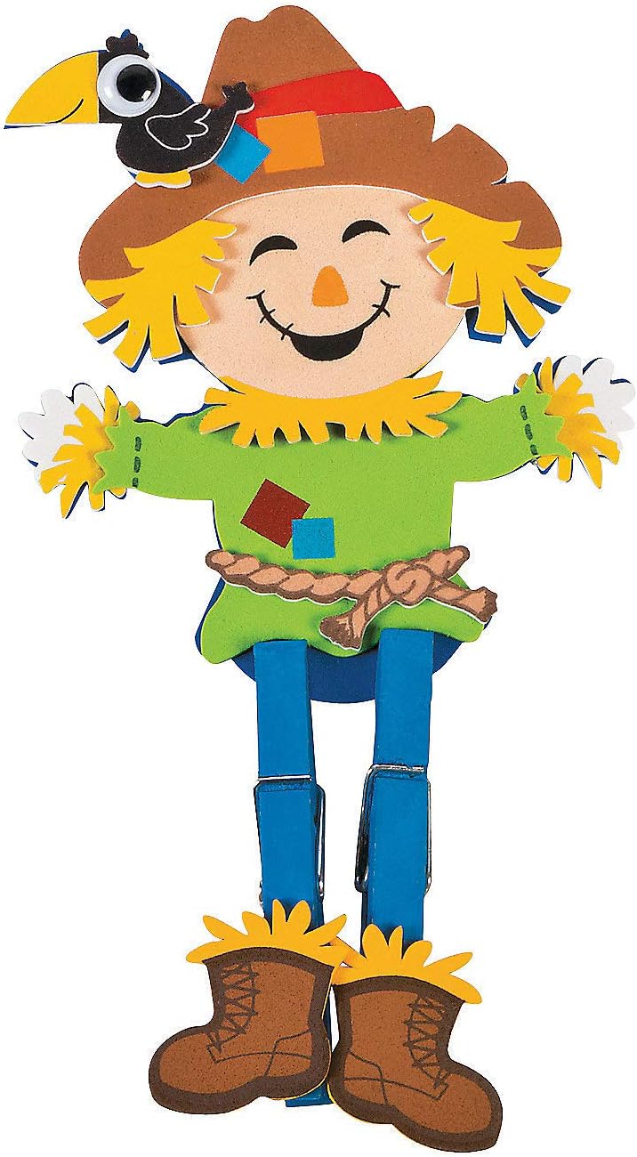Scarecrow Clothespin Craft