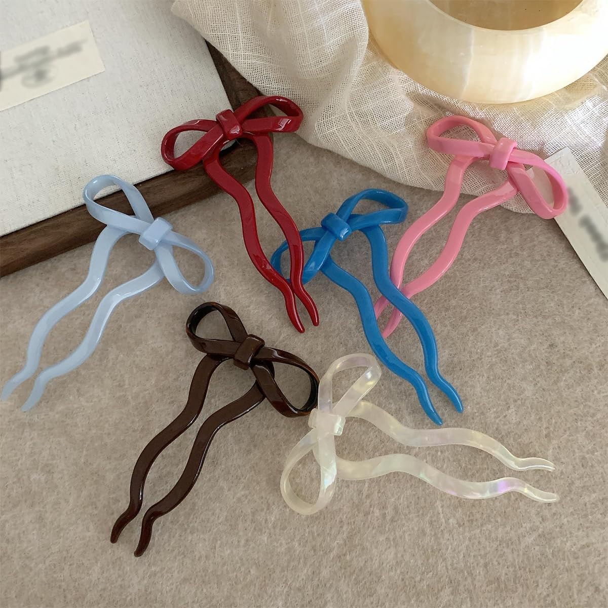 5 PCS French Hair Pin Butterfly French Hair Pins - Image 3