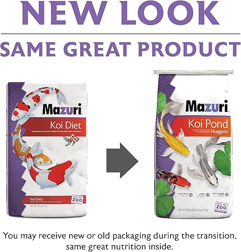 Miniatura 2 de Mazuri Koi Nuggets para estanque, bolsa de 20 lb