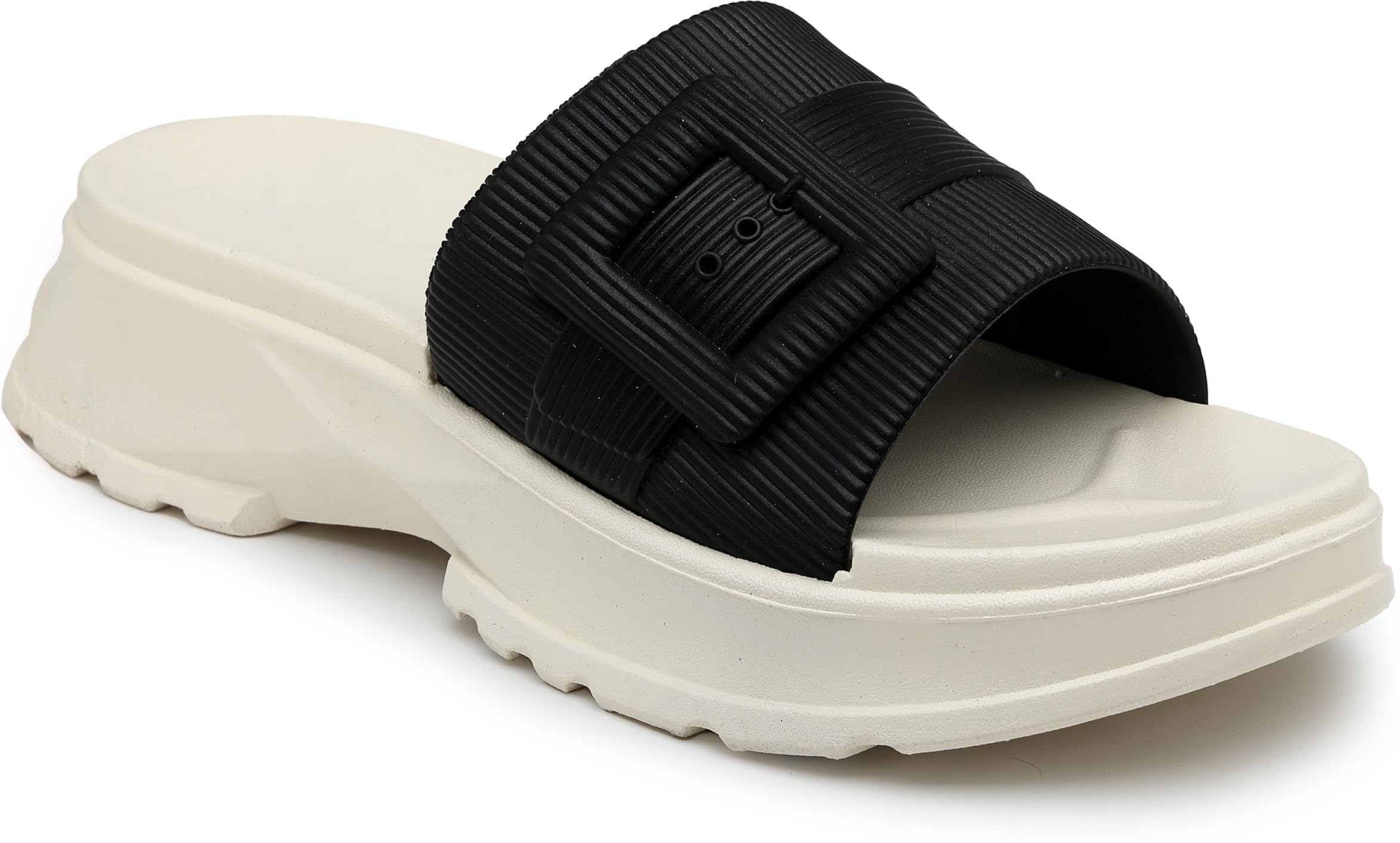 Longwalk Casual Stylish Black Women Heels Slides Flip Flops Slippers-W-3605-P (B0DF7XVNYY) Amazon Price History, Amazon Price Tracker