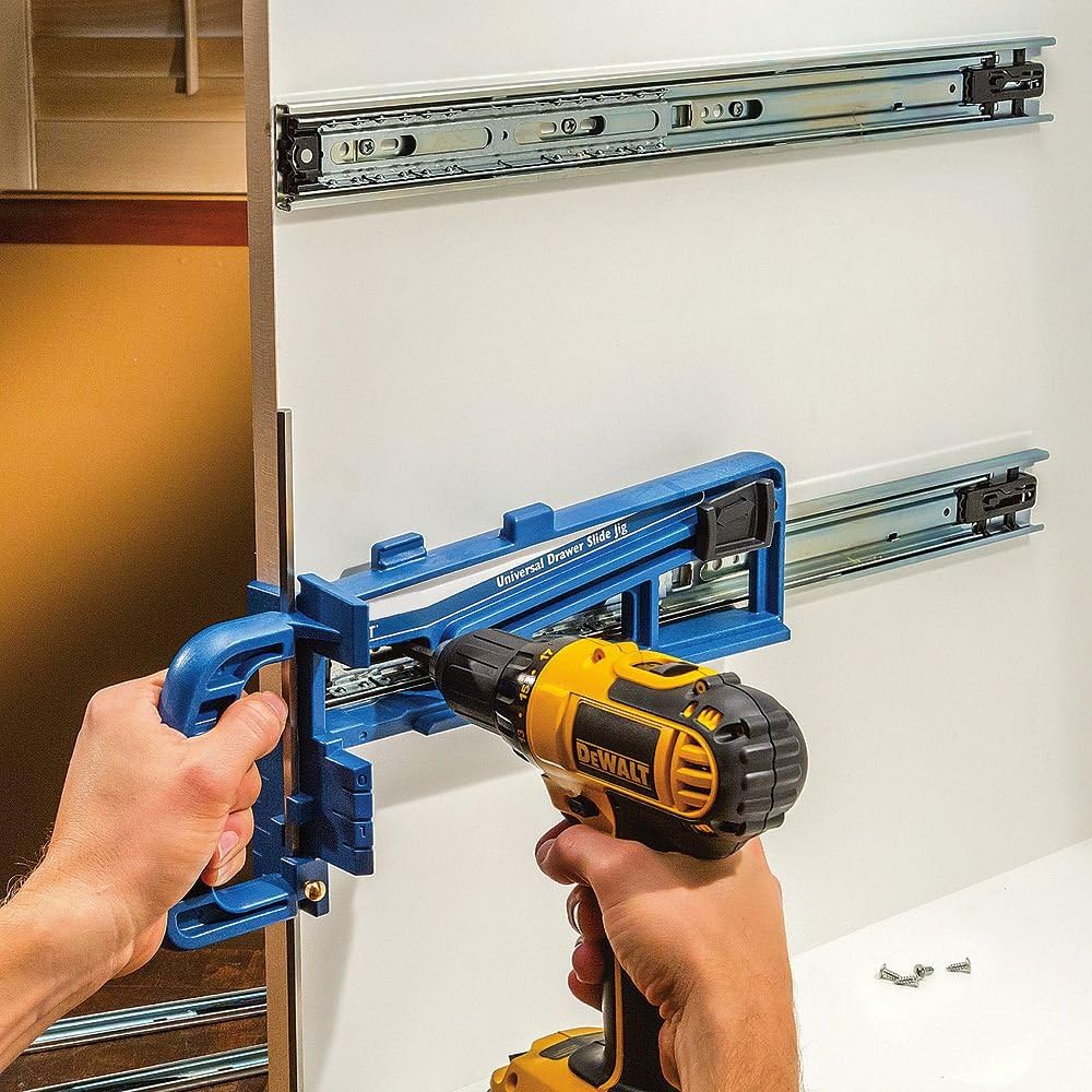 Rockler Cabinet Drawer Installation Clamps and Slide Jig | Fast Installation