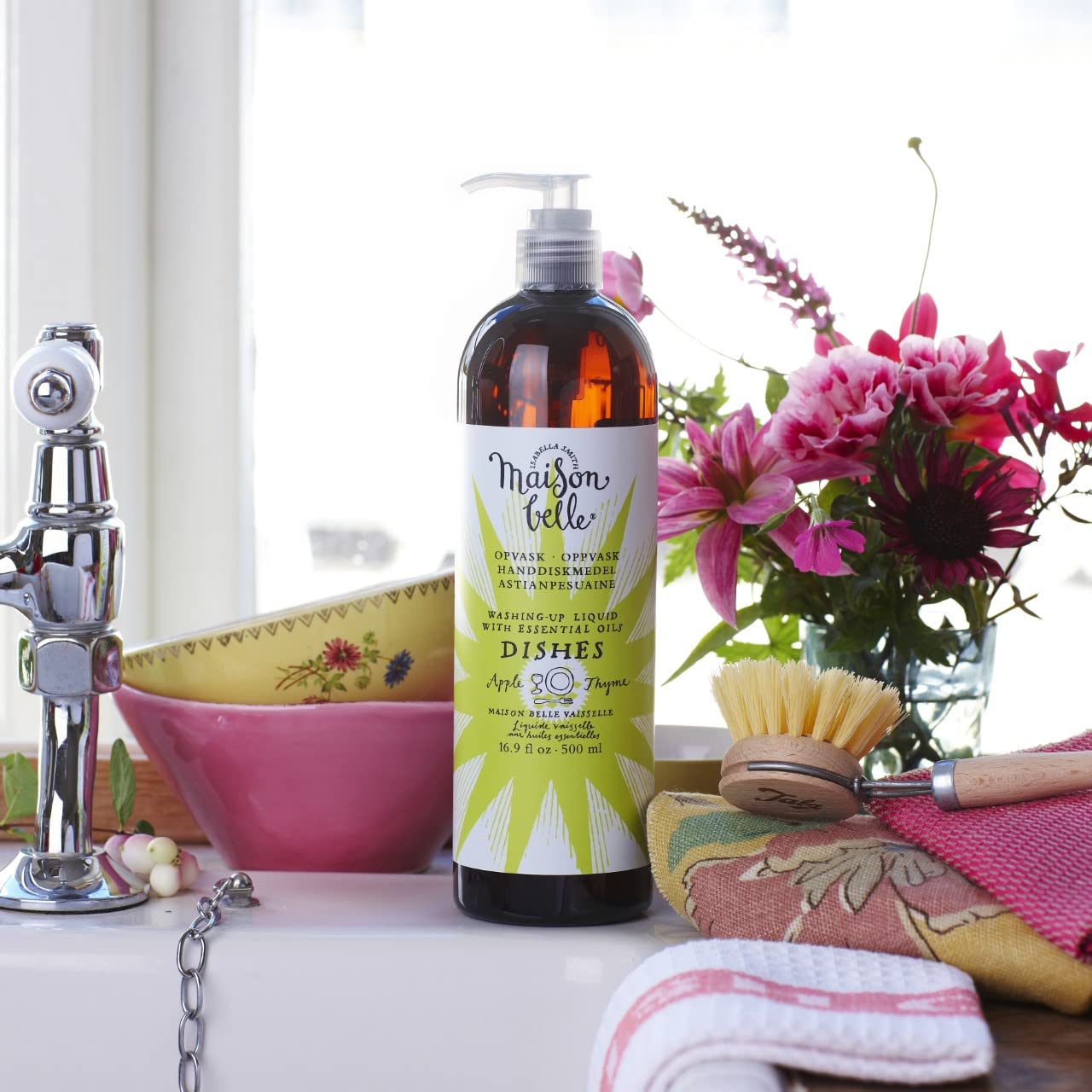 Naturally Maison Belle Dishes - Liquid Soap - Apple Thyme