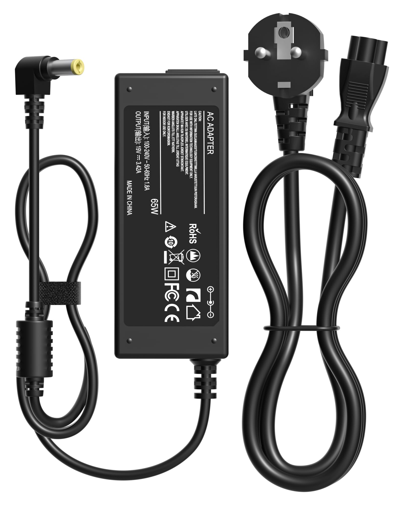 65W Chargeur pour JBL Xtreme, Xtreme 2, Extreme 2, Xtreme Special Edition, Boombox 3, Extreme Plus & FUGOO XL Bluetooth Speacker Box 19V 3.42A Alimentation Adaptateur 5.5mm x 2.5mm