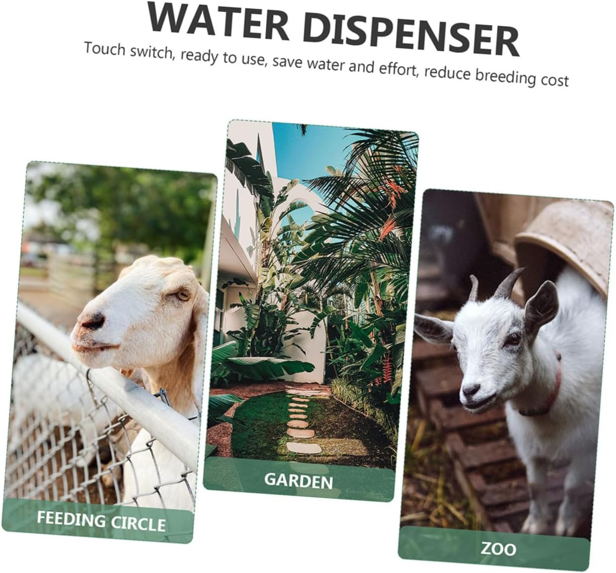 2Pcs Automatic Sheep Drinking Fountain with Copper Valve Durable Water Bowl for Livestock Easy to Install Design for Sheep and Goats